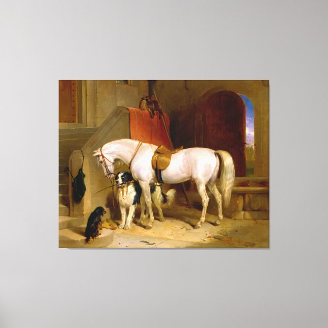 Favoriten, das Eigentum von H.R.H. Prince George Leinwanddruck (Vorderseite)