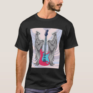 Favoriteninstrumentengitarre mit Flügeln T-Shirt