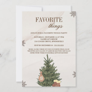 Favoritenklänge & Tausch Weihnachtsgeschenk Weihna Einladung