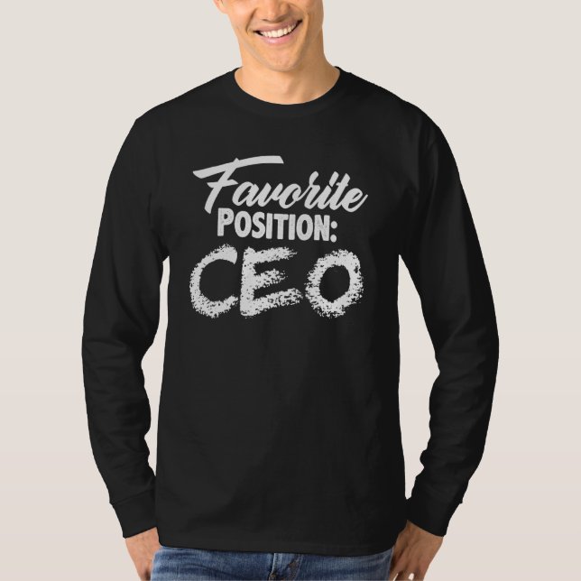 Favoritenposition Ceo Feminist Empowered Boss Flir T-Shirt (Vorderseite)