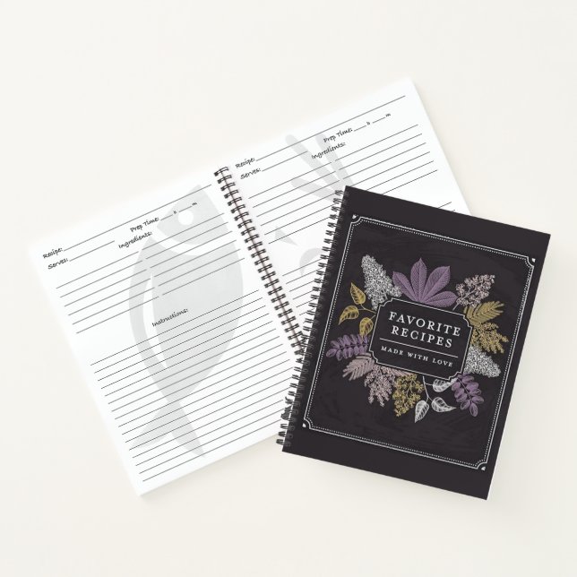 Favoritenrezepte Notizbuch (Innenseite)