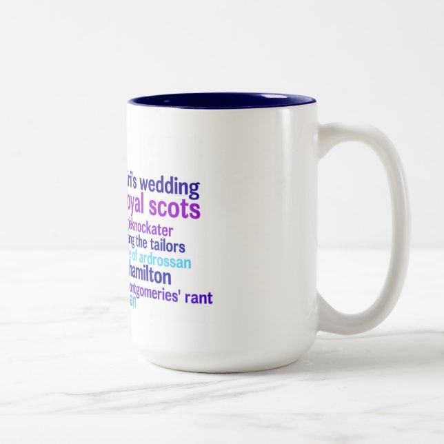 Favoritentage Zweifarbige Tasse (Rechts)