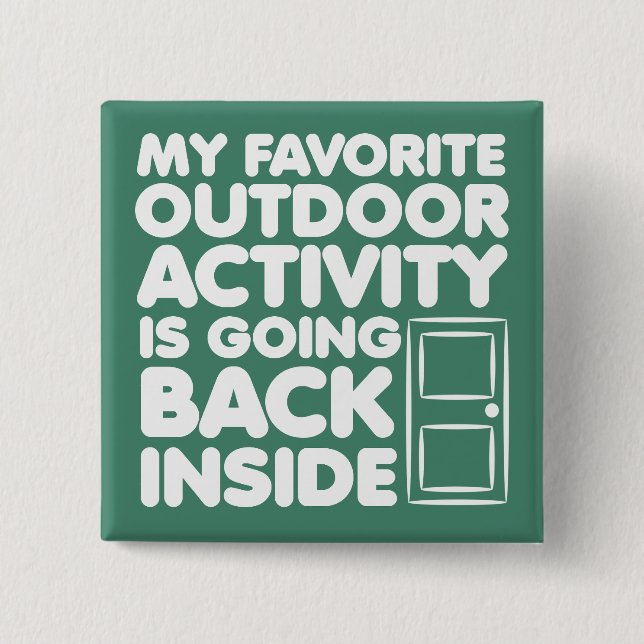 Favoritentätigkeit im Freien ist innerhalb der Fun Button (Vorderseite)