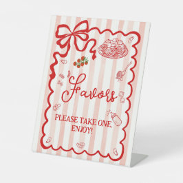 Favors Ciao Baby Baby Shower Sockelschild