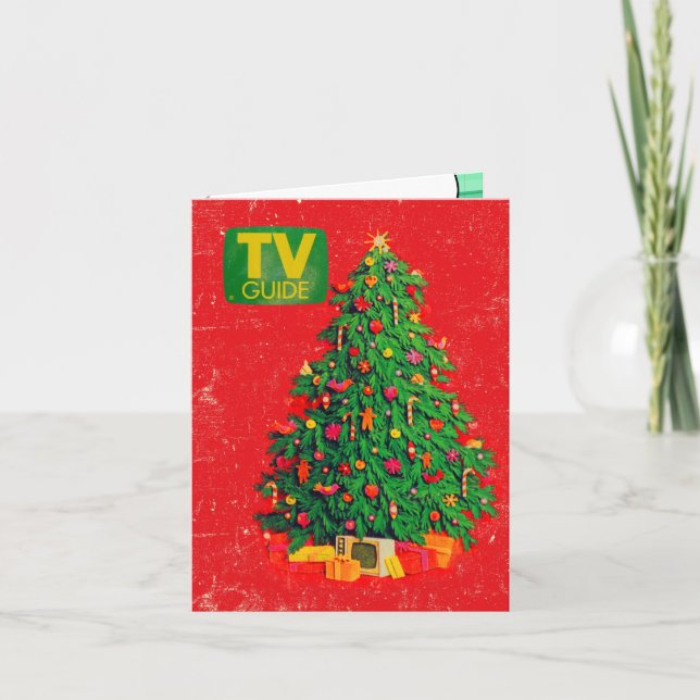 Favourite TV Christmas Shows Card Karte (Vorderseite)