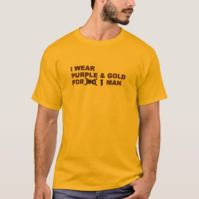 Favre lila u. Gold T-Shirt (Vorderseite)