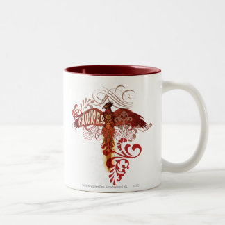 Fawkes Spread Wings Zweifarbige Tasse