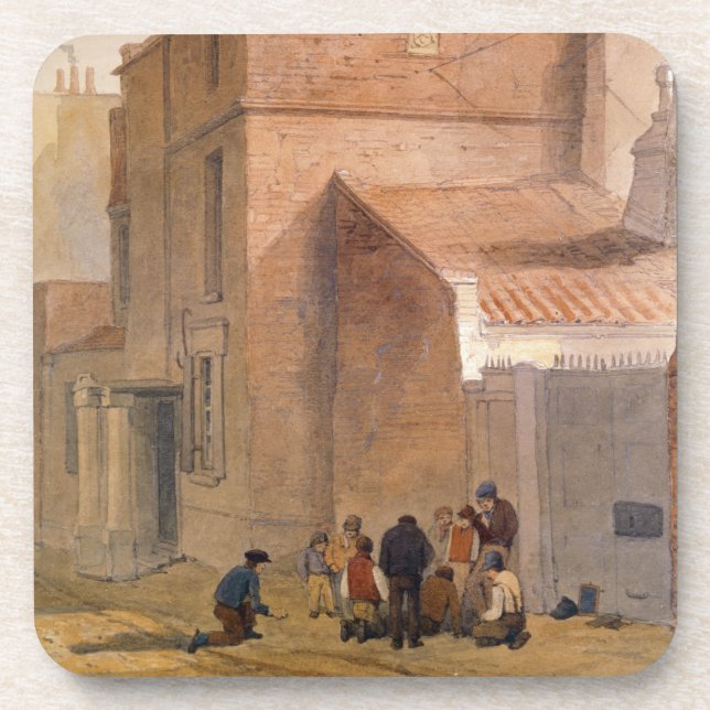 Fawlers Häuschen, Islington, London (w/c auf Untersetzer (Vorderseite)