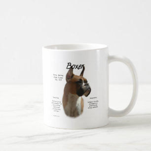 Fawn Boxer History Tasse