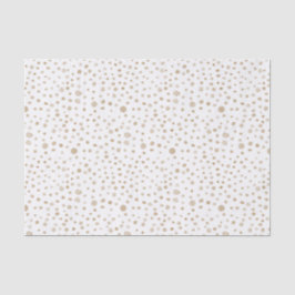Fawn Confetti Wasserfarbe Dots Gewebe Papier