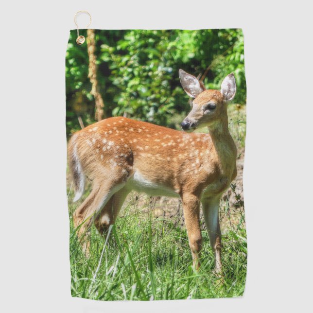 Fawn Golfhandtuch (Vorderseite)