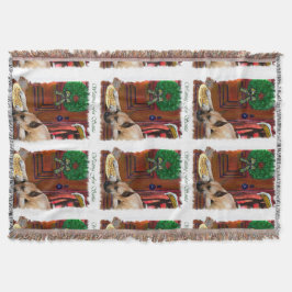 Fawn Great Dane Weihnachten Decke