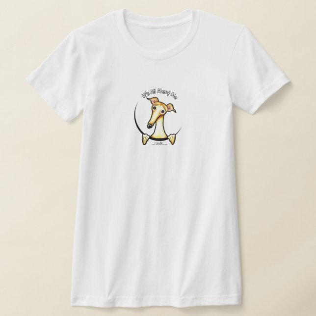 Fawn Greyhound alles über mich T-Shirt (Ablage )
