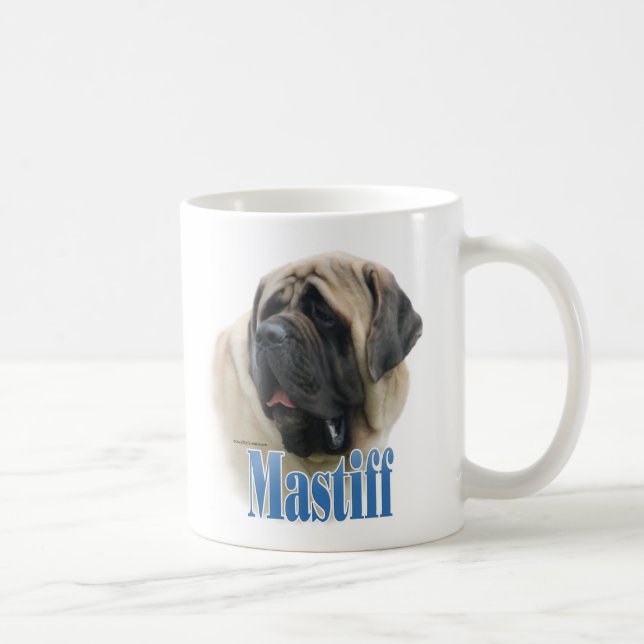 Fawn Mastiff Name Tasse (Rechts)