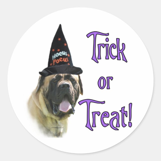 Fawn Mastiff Trick Sticker (Vorderseite)