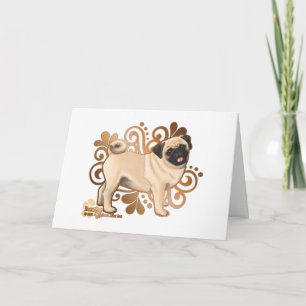 Fawn Mops Karte