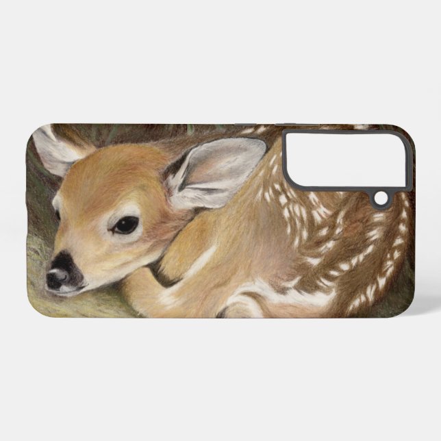 Fawn Samsung Galaxy Hülle (Rückseite (Horizontal))