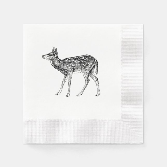 Fawn Serviette (Vorderseite)