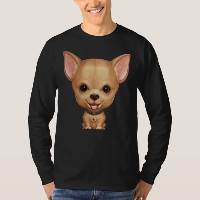 Fawn Smooth Coat Chihuahua T-Shirt (Vorderseite)