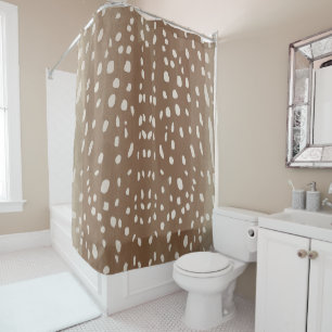 Fawn Spots Baby Deer Animal Print Muster Duschvorhang