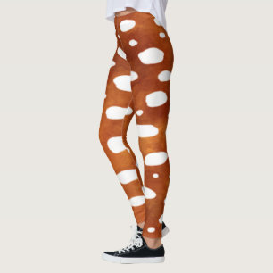 Fawn Spots Baby Deer Gemustert Leggings