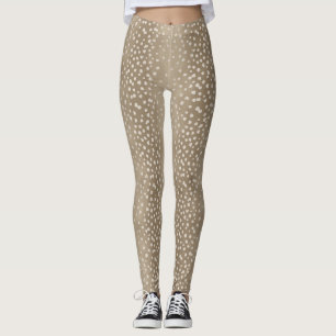 Fawn Spots Baby Deer Gemusterte Kostüme Leggings