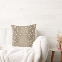 Fawn Spots Soft Brown Animal Pattern