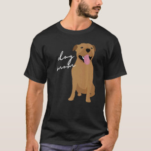 Fawn Staffordshire Bull Terrier Dog Mama Frau T-Shirt