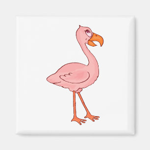 Faye Flamingo Magnet
