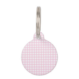 Faye & Lauren Pink Gingham Haustiermarke