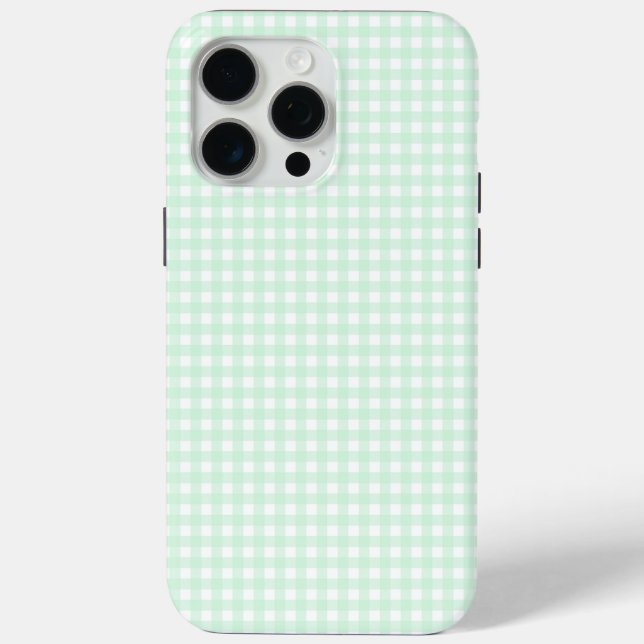 Faye und Lauren Bright Green Gingham Case-Mate iPhone Hülle (Rückseite)