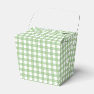 Faye und Lauren Green Classic Kariert Geschenkschachtel