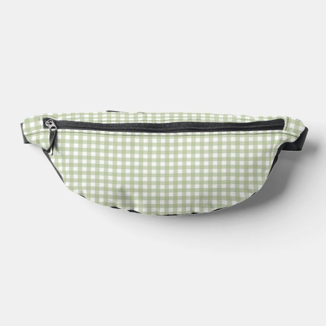 Faye und Lauren Green Gingham Bauchtasche (Ablage )