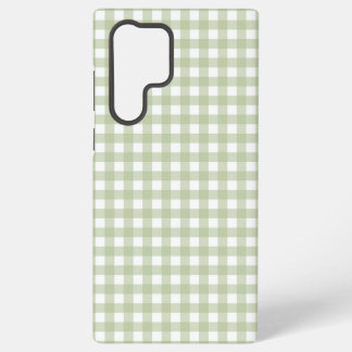 Faye und Lauren Green Gingham Samsung Galaxy Hülle
