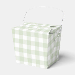 Faye und Lauren Green Plaid Geschenkschachtel