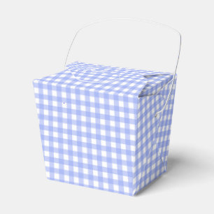 Faye und Lauren Lila Gingham Geschenkschachtel