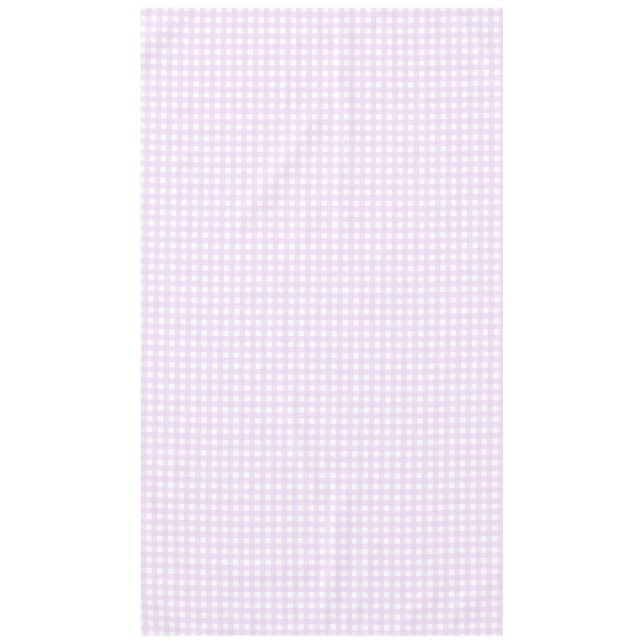 Faye und Lauren Lila Gingham Tischdecke (Vorderseite)