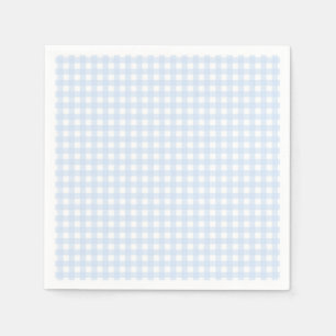 Faye und Lauren Pastel Blue Gingham Serviette