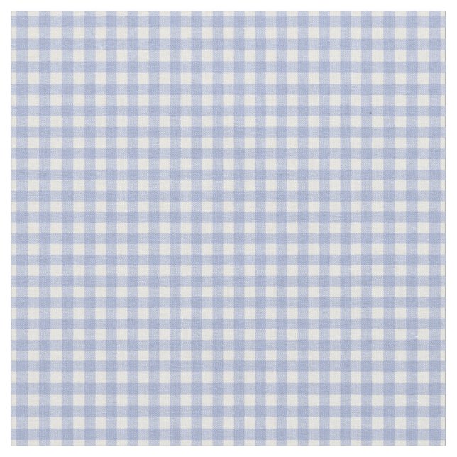 Faye und Lauren Periwinkle Gingham Stoff (Nahaufnahme)