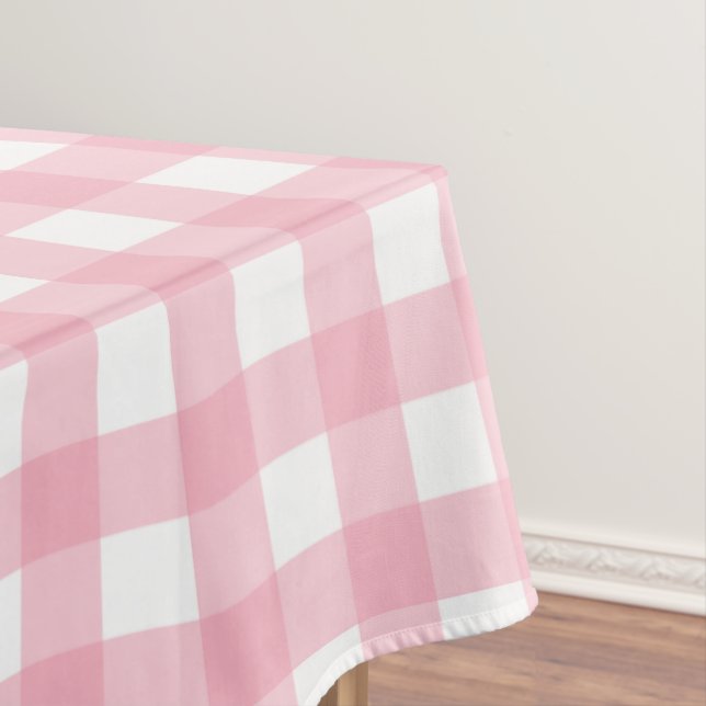 Faye und Lauren Pink Kariert Tischdecke (Beispiel)