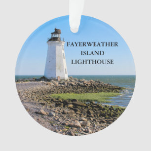 Fayerweather Island Leuchtturm CT Ornament