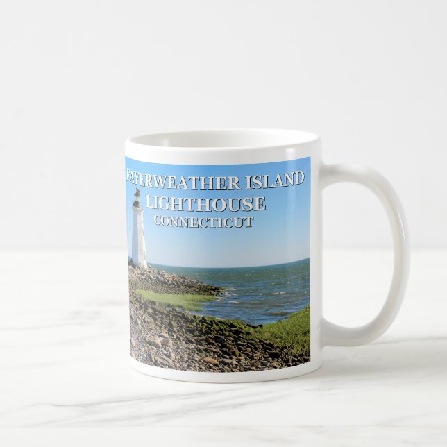 Fayerweather Island Lighthouse, Connecticut Kaffeetasse (Rechts)