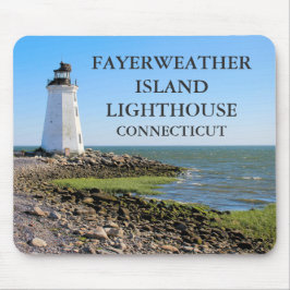 Fayerweather Island Lighthouse, Connecticut Mousepad