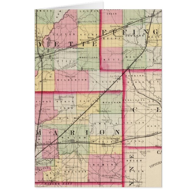 Fayette, Effingham, Marion, Landkreis (Vorne)