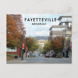 Fayetteville, Arkansas Dickson Street Foto Postkarte