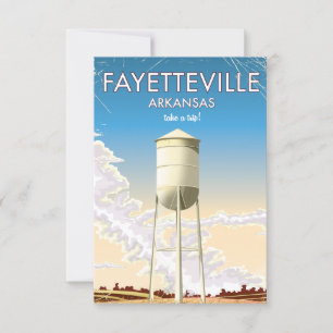 Fayetteville Arkansas Reiseposter