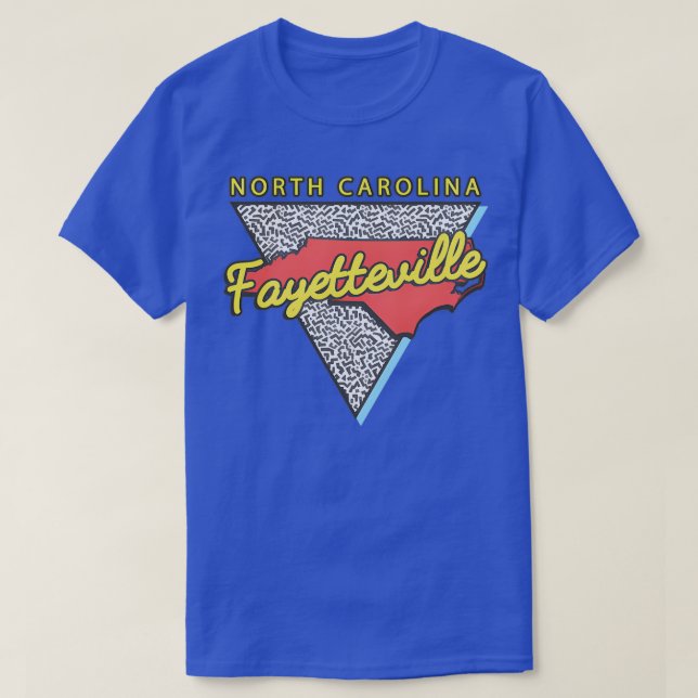 Fayetteville North olina Triangle Nc City 8 T-Shirt (Design vorne)