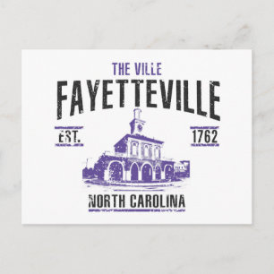 Fayetteville Postkarte