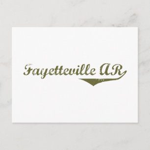 Fayetteville-Revolution in Shirts Postkarte