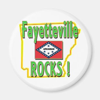 Fayetteville Rocks ! (Grün) Magnet